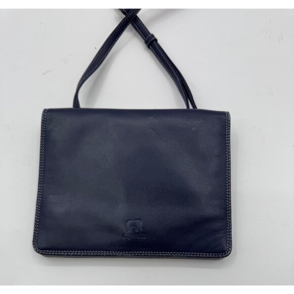 Mywalit Small Leather Travel Organizer Crossbody Wallet Purse With Adjustable St - Picture 3 of 15